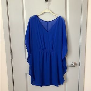 Express Royal Blue Dress size M